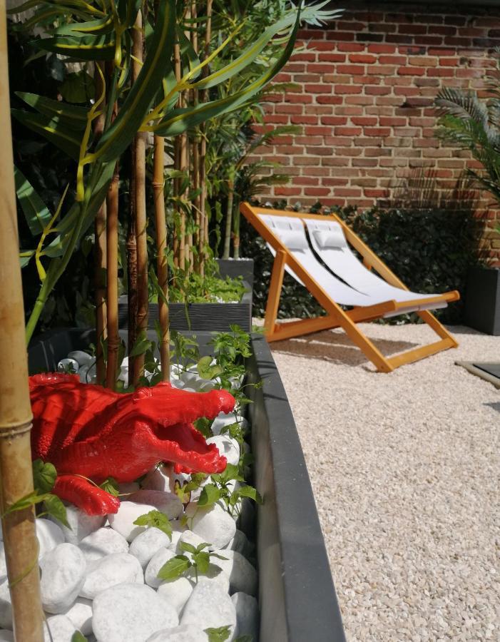 L'Escale Tropicale, Appartement Independant Avec Terrasse Privative Saint-Quentin  Exterior foto