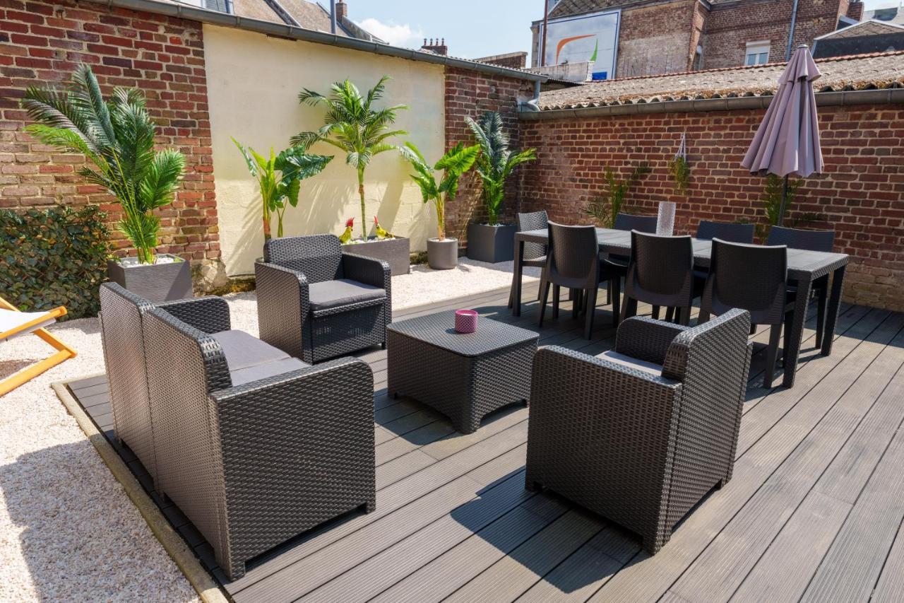 L'Escale Tropicale, Appartement Independant Avec Terrasse Privative Saint-Quentin  Exterior foto