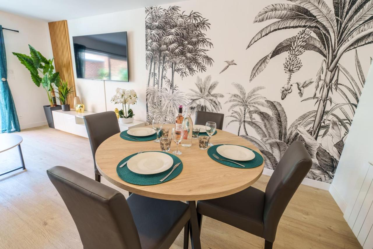 L'Escale Tropicale, Appartement Independant Avec Terrasse Privative Saint-Quentin  Exterior foto